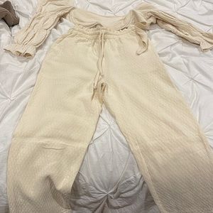 Tan 2 piece set